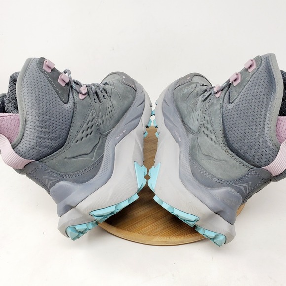 Hoka One One Kaha 2 GTX Boots Womens 9 Trail Waterproof High Top Comfort Sneaker - Picture 9 of 16